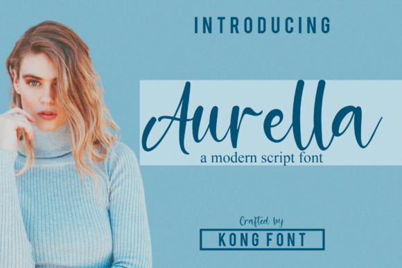Aurella: A Playful Script Font for Modern Designers