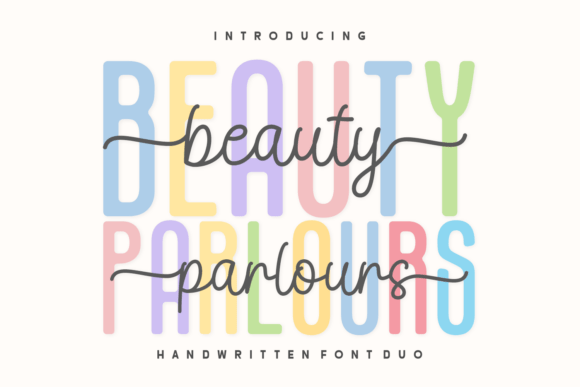 Beauty Parlours Duo: A Font Pairing for Modern Brands