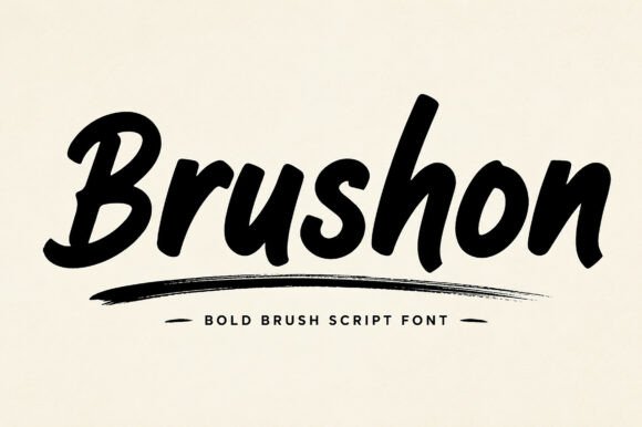 Brushon: A Bold Brush Script for Authentic Branding