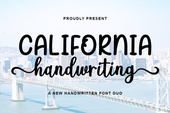 California Handwriting Duo: A Creative Font for Modern Brands
