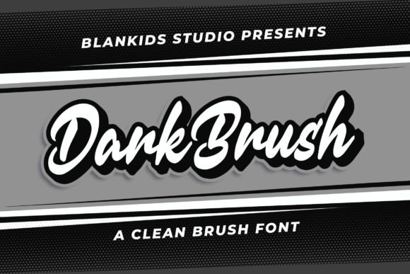Dark Brush: A Clean Script Font for Bold, Creative Projects