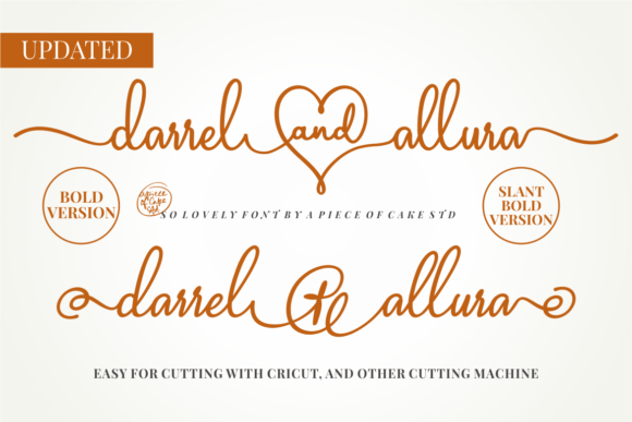 Darrel Allura Bold: A Script Font for Meaningful Designs