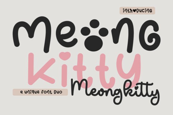 Double the Charm: Unlocking Playful Design with Meong Kitty Duo