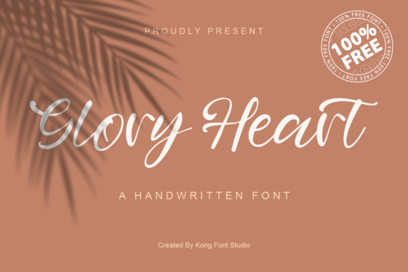 Glory Heart: A Script Font That Dances With Personality