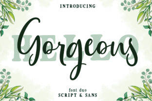 Gorgeous Duo: A Script Font with Authentic Style