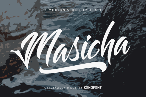 Masicha: A Playful Handwritten Script for Creative Projects