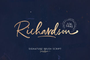 Richardson: A Brush Script with Commanding Presence