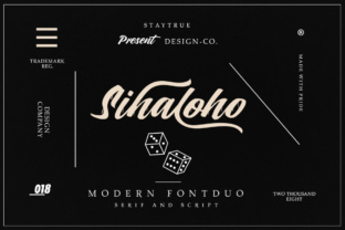 Sihaloho: The Bold Font Duo for Modern Designers