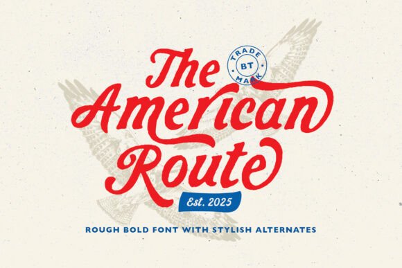 The American Route: A Vintage Script for Modern Brands