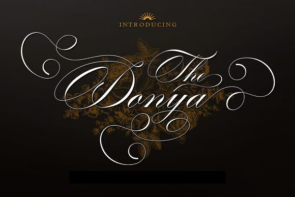 The Donya Script: A Modern Calligraphy Typeface for Elegant Design