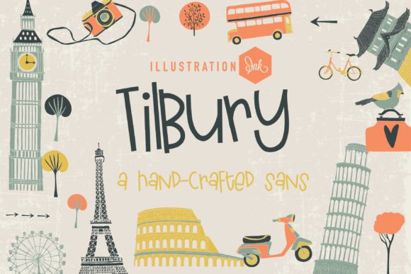 Tilbury: The Unbalanced Script Font for Authentic Design