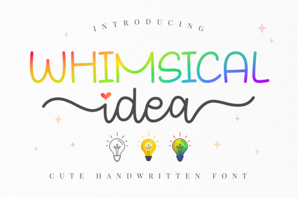 Whimsical Idea: A Two-in-One Font for Creative Projects