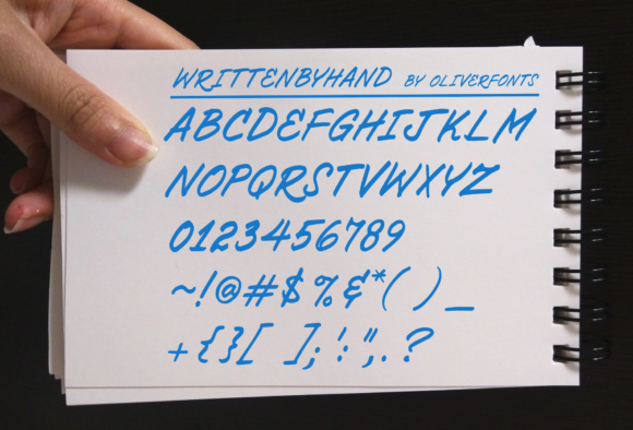 Written by Hand: Your Secret for a Casual All Caps Script Font
